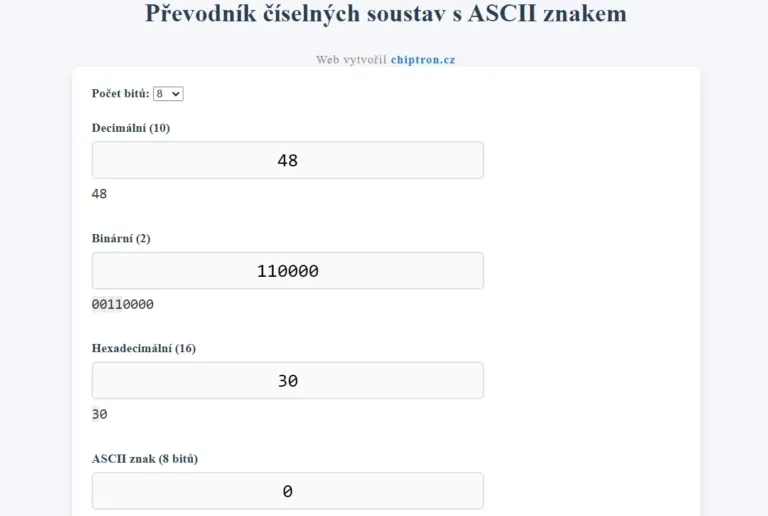 Converter for numerical systems between HEX, DEC, and BIN – ad-free, button-free, and intuitive.