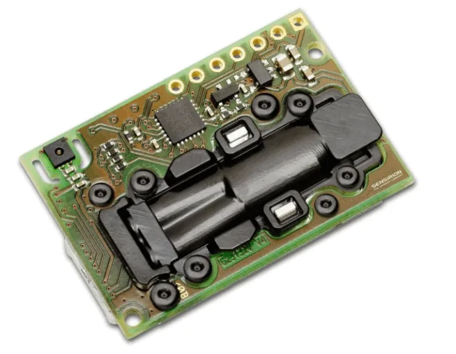 The SCD30 module from Sensirion Available at mouser price 668 CZK (excl. VAT, 19.8.2025)