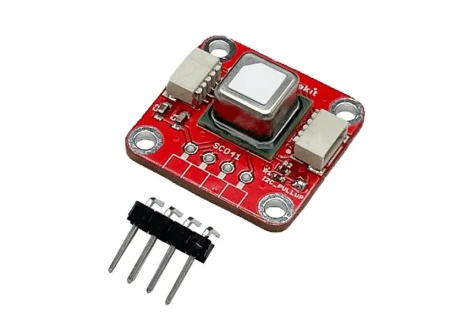 Module with SCD41 from Laskakit with uŠup/SparkFun Qwiic/Adafruit STEMMA connectors Available at Laskakit price 768 CZK (incl. VAT, 19.8.2025)