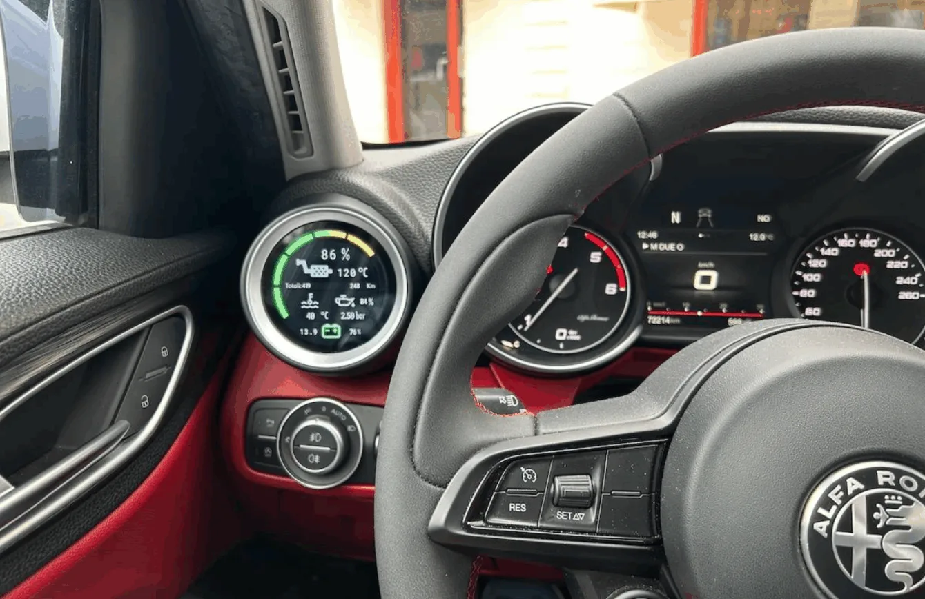 Information display for Alfa Romeo