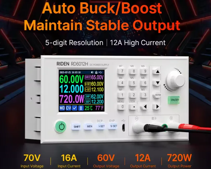 The new adjustable power supply RIDEN is coming, along with a new feature that everyone will appreciate. Absolutely everyone.