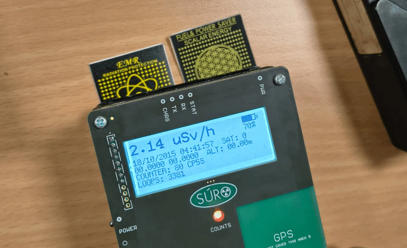 Radioactive 5G stickers