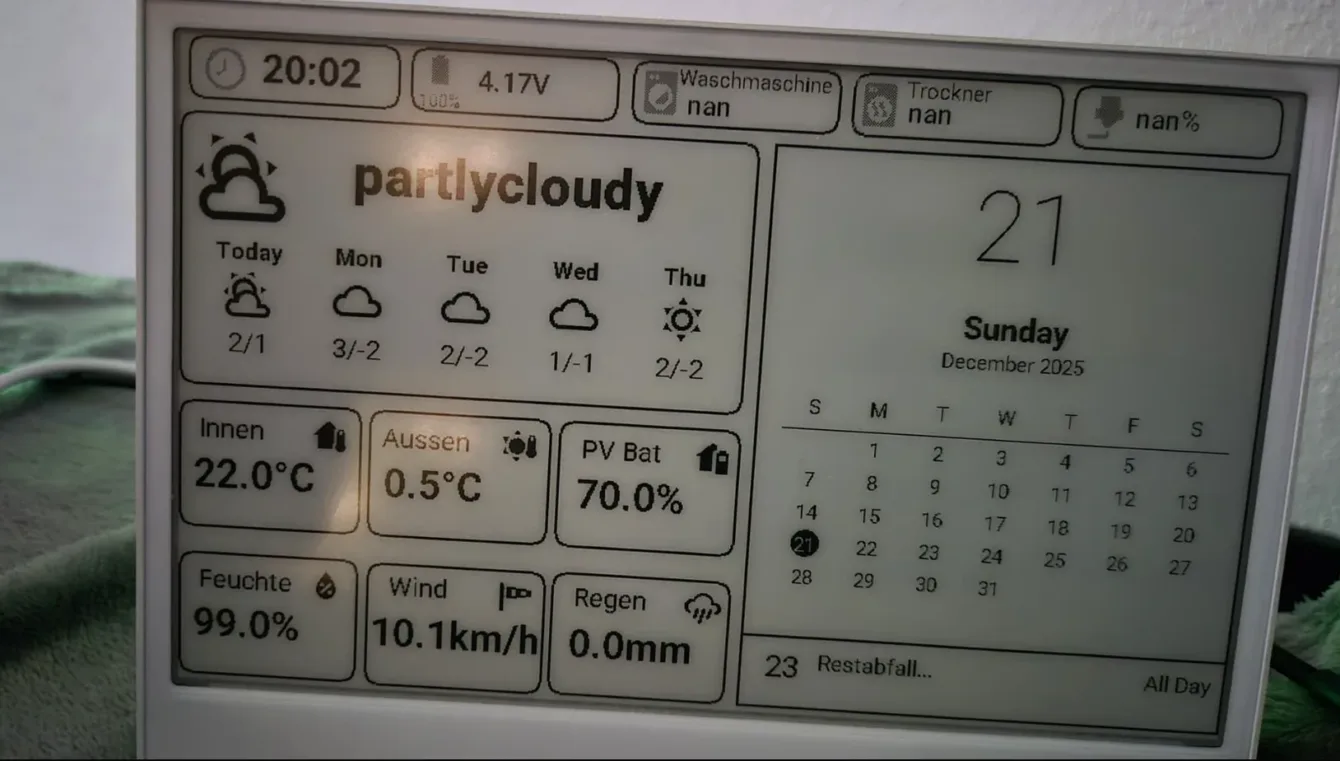 ESPHome Designer. Create your own clear dashboard available for Home Assistant.