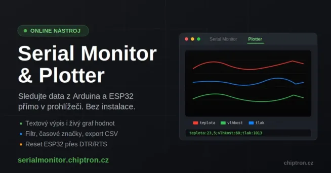 Serialmonitor vylepšený o plotter