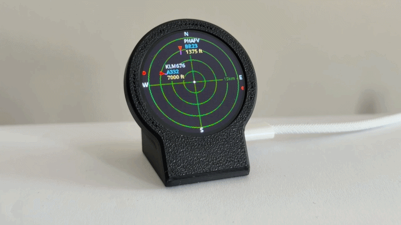 Animation of aircraft tracking