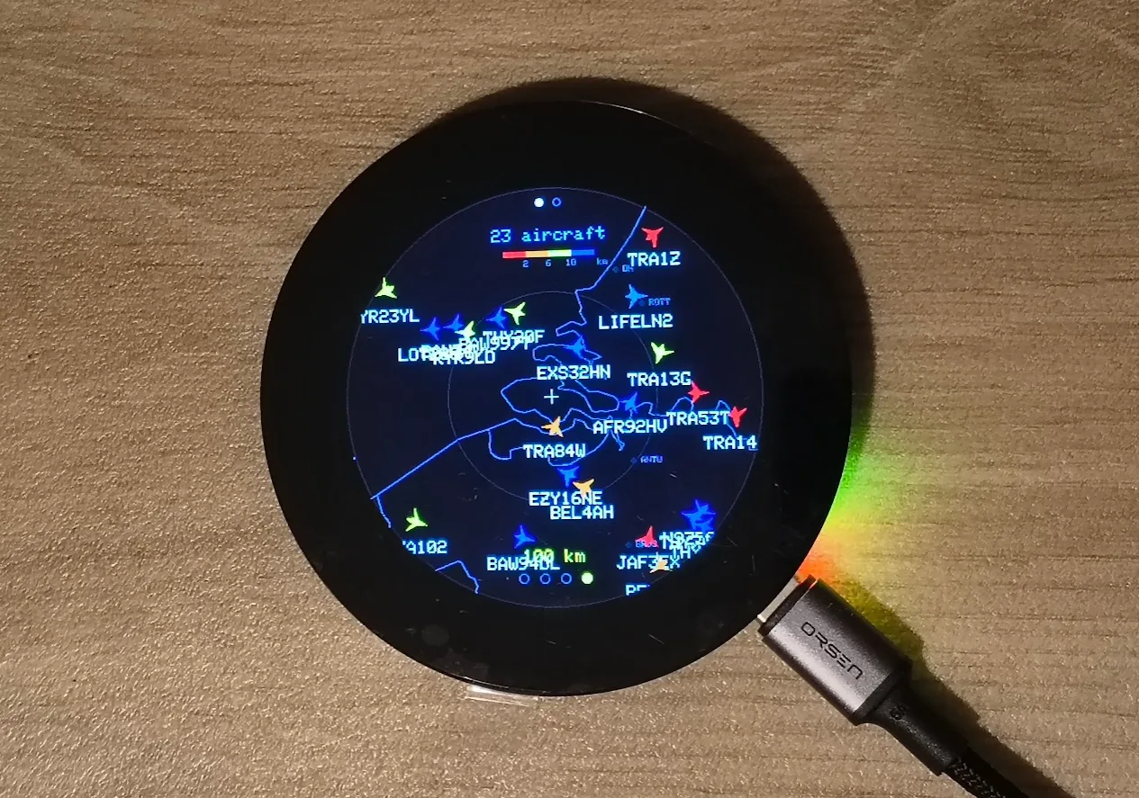 Hranice států a města v European Plane Radar