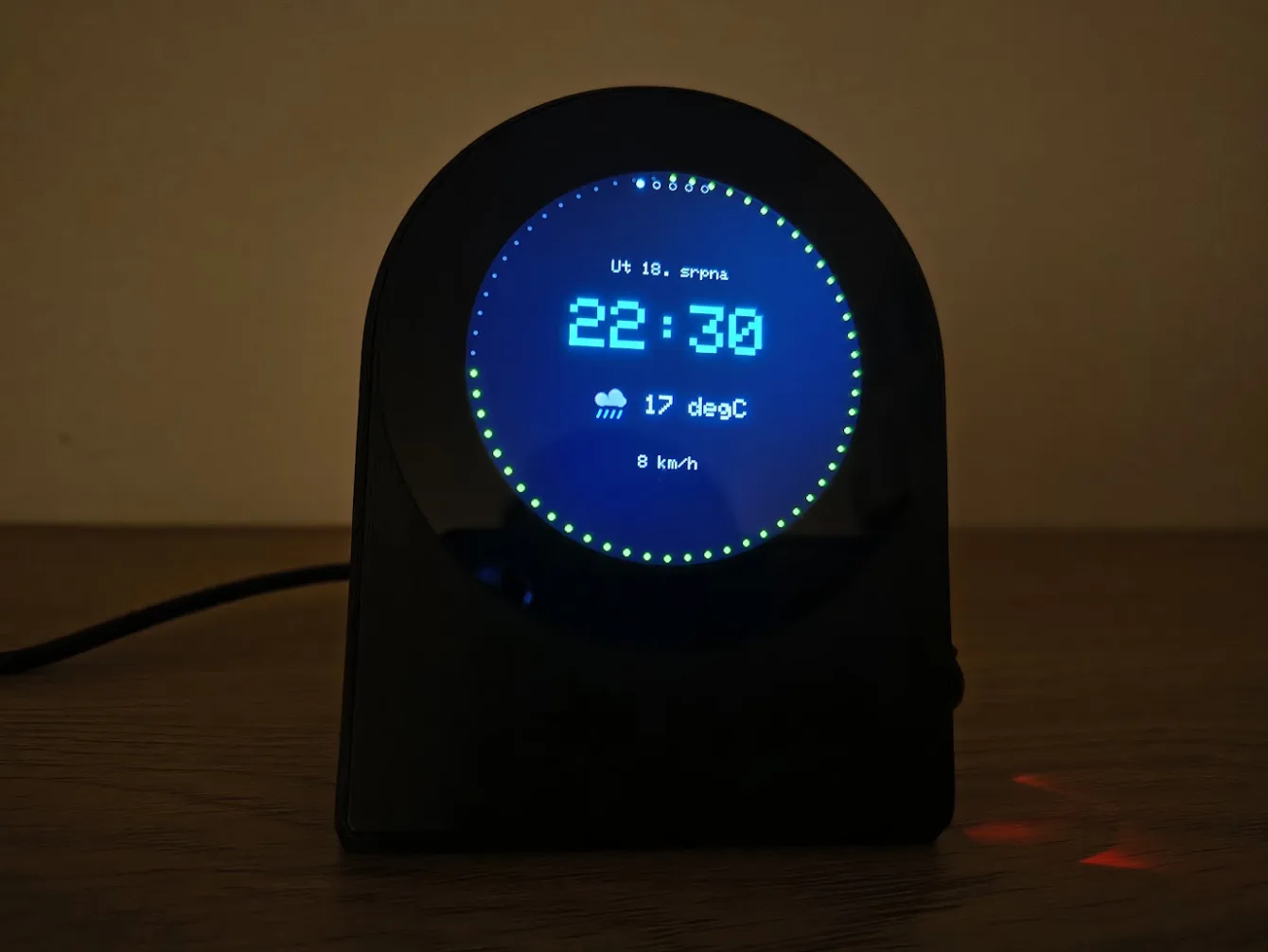 Clock screen