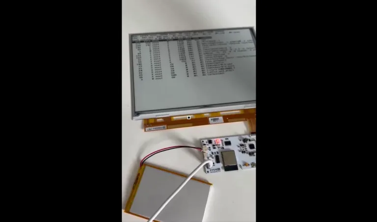 Native Linux on ESP32-S3 – No Emulation, Directly with 9.7″ E-Paper